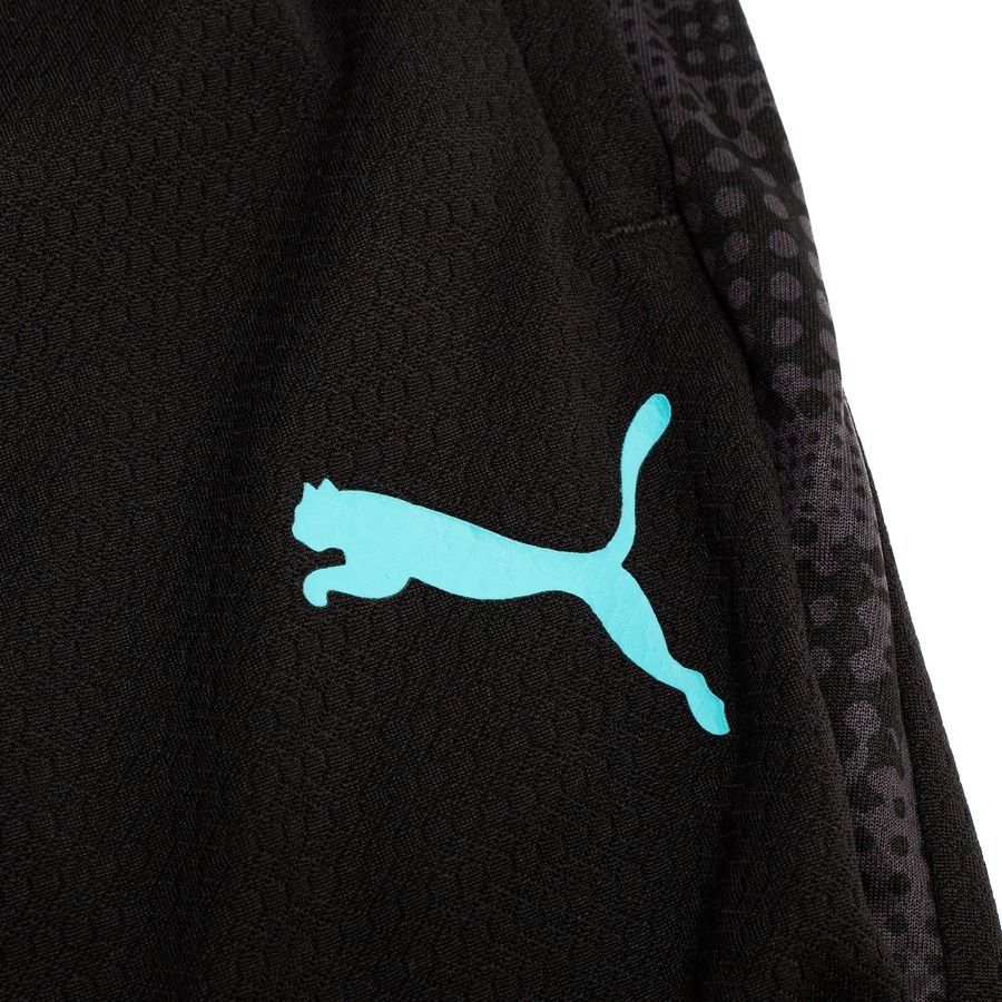 Marseille Training Trousers - PUMA Black/Team Aqua - Men's-SoccerKits Hub | Buy Soccer Jerseys Online